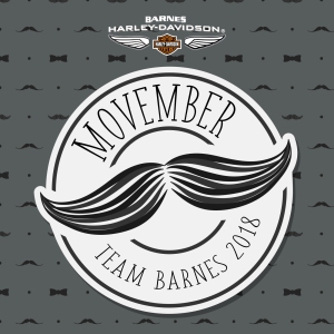 Barnes Harley-Davidson Movember Logo 2018